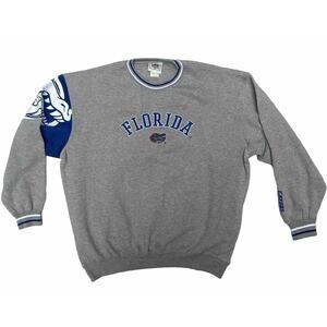 FLORIDA GATORS XL SWEATSHIRT LEE SPORT GRAY & BLUE